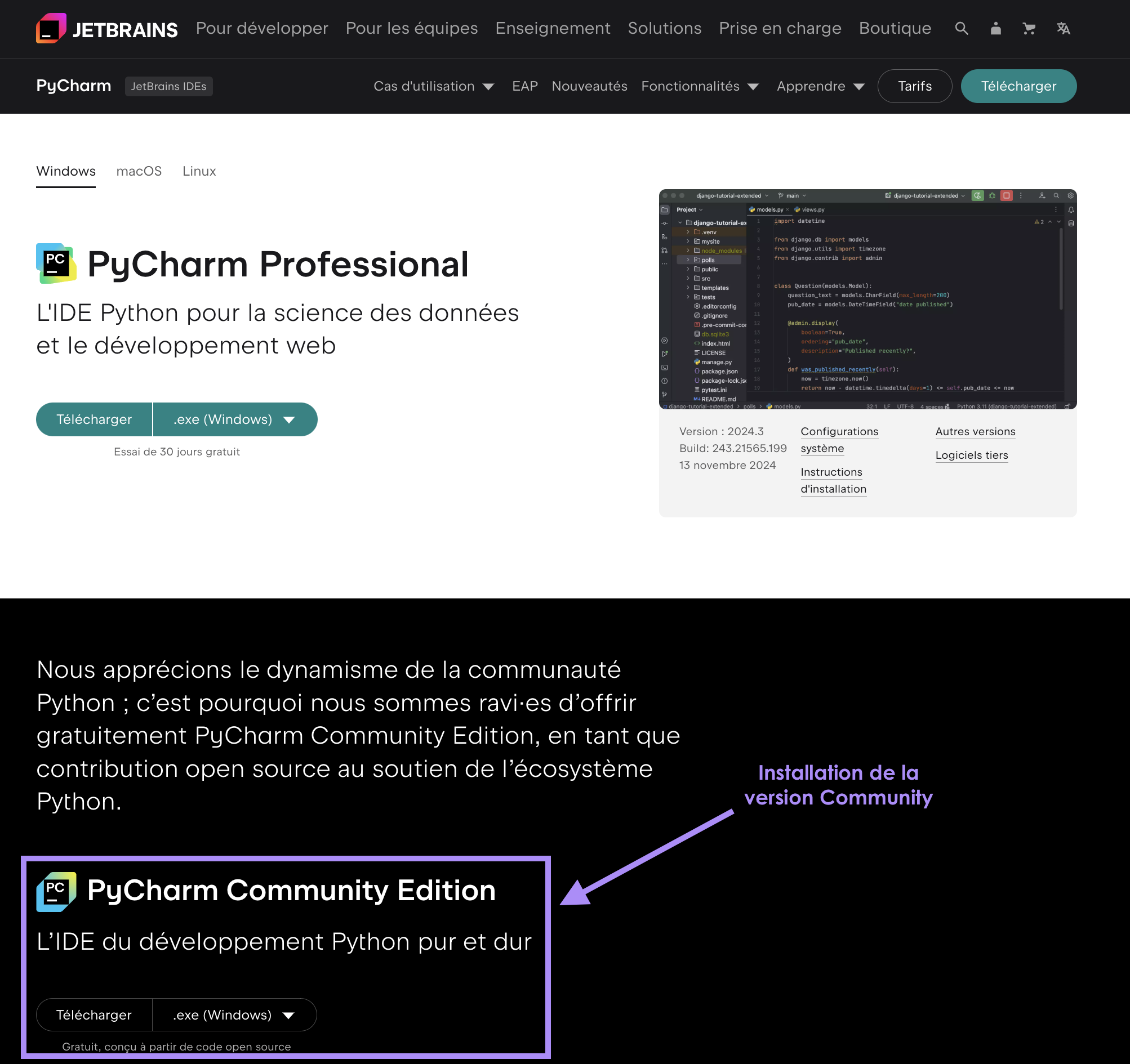 Install PyCharm